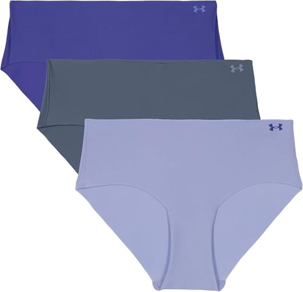 Under Armour Women's XS 3-Pack Pure Stretch No Show Hipster Underwear S7-11